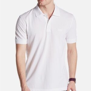Hugo Boss white polo shirt. Men’s size medium.